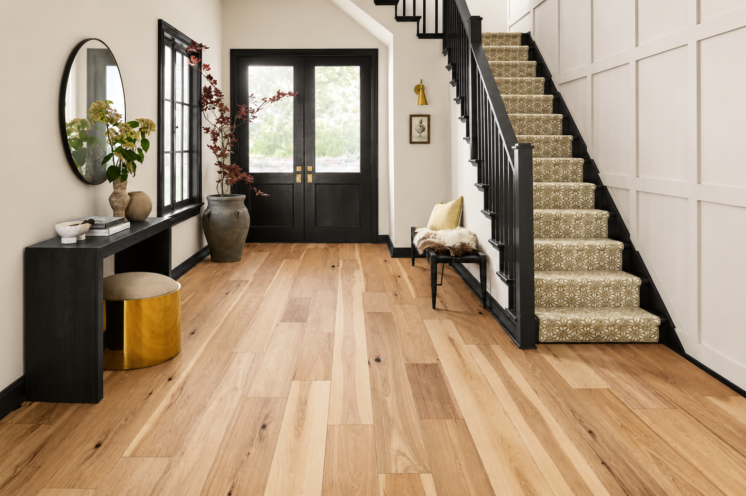 Hardwood flooring installation