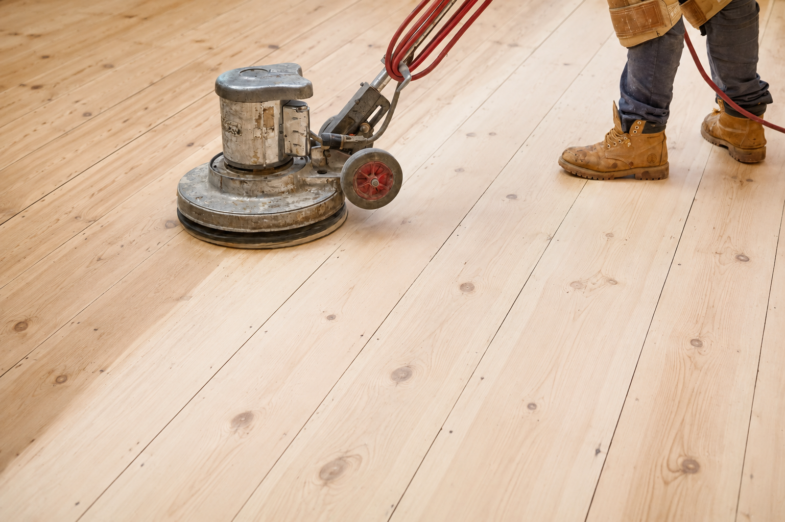 Hardwood floor sanding and refinishing