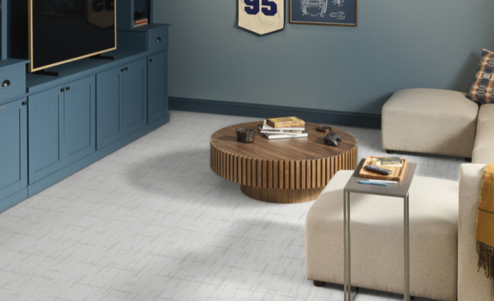 Shaw carpet in a residential room